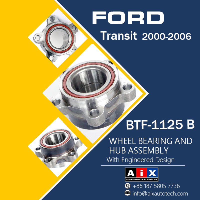 AiX® BTF-1125B,1201300,4052783,4506244,1C1J-1K018-AA FORD Transit Front Wheel Bearing & Hub Assembly | China Hub Units IJ222004,R152.60,VKBA3588,713678650
