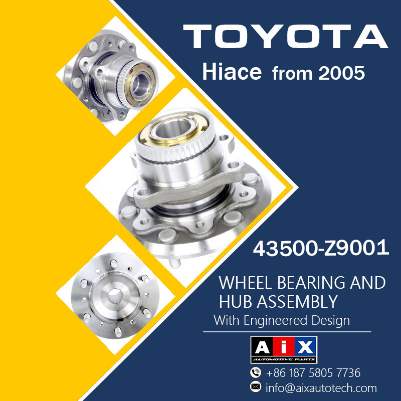 AiX® 43500-Z9001,43502-26110 TOYOTA Hiace Front Wheel Bearing & Hub Assembly | China Hub Units